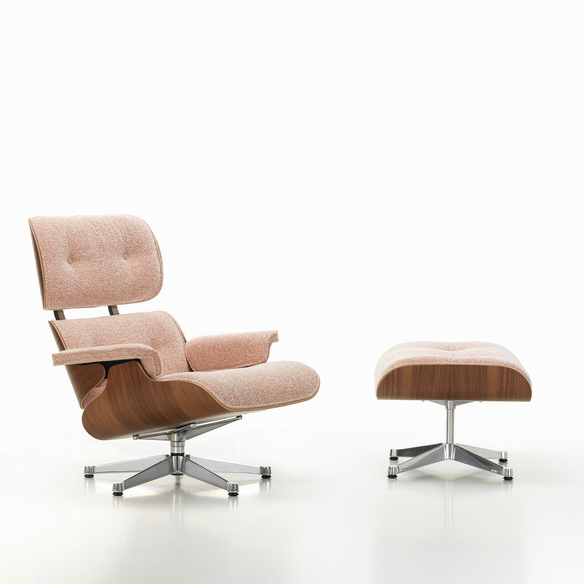 Vitra Eames Lounge Chair Sessel & Ottoman Stoff