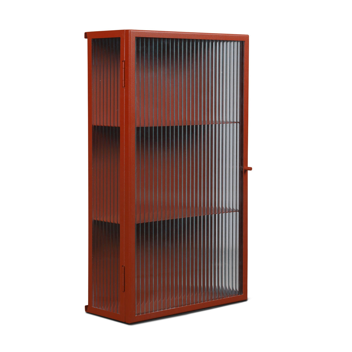 Ferm Living Haze Wandschrank geriffeltes Glas