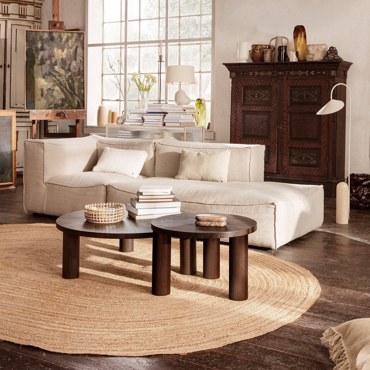 Ferm Living Catena Modular 3-Sitzer Sofa offene Seite rechts
