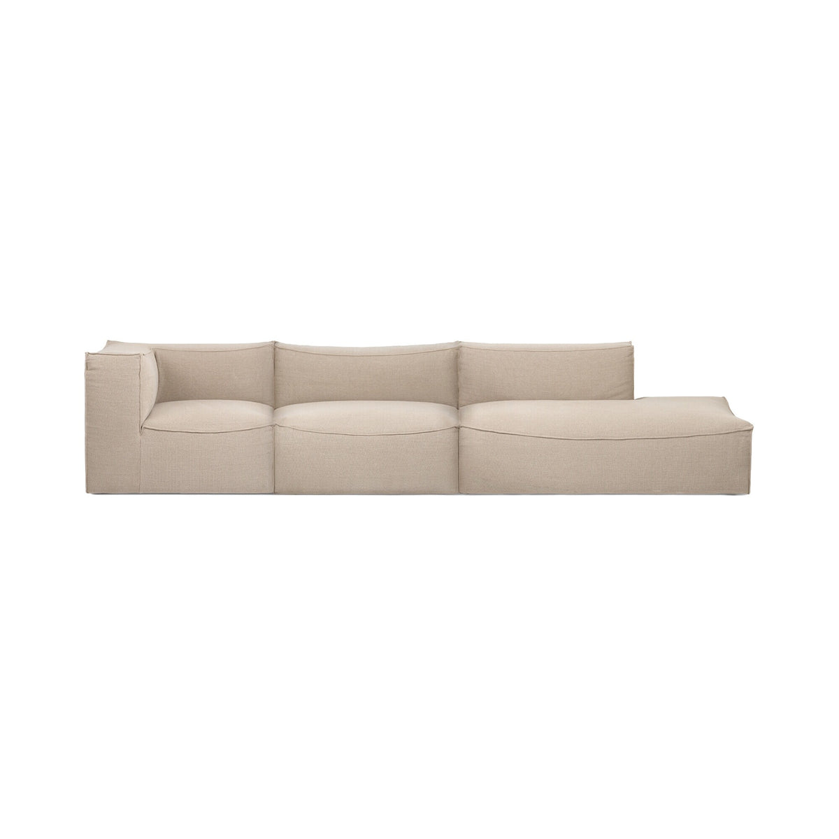 Ferm Living Catena Modular 4-Sitzer Sofa offene Seite rechts