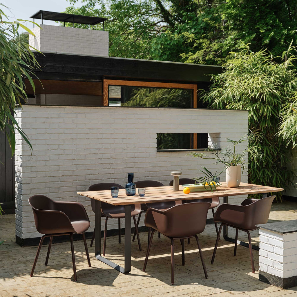 Muuto Fiber Gartenarmlehnstuhl
