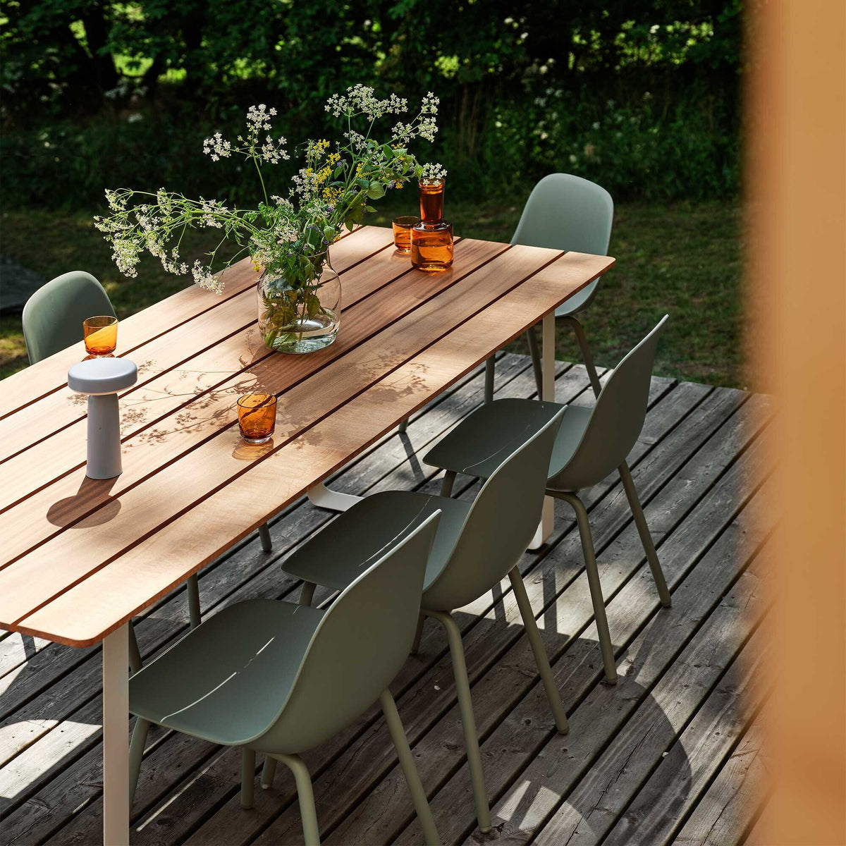 Muuto Fiber Gartenarmlehnstuhl