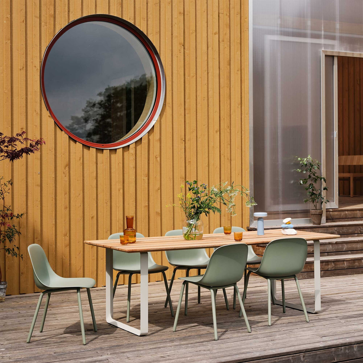 Muuto Fiber Gartenarmlehnstuhl