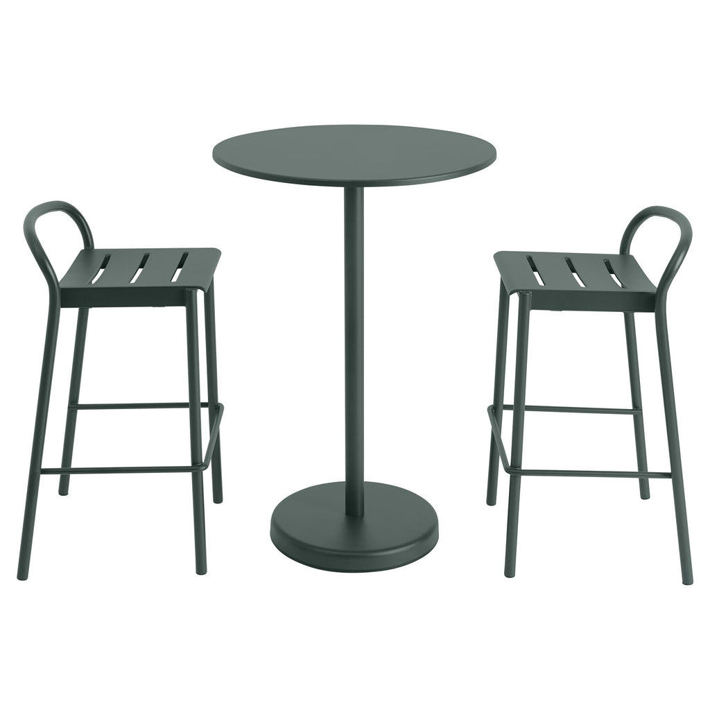Muuto Linear Steel Bistrotisch Ø70 x H95cm