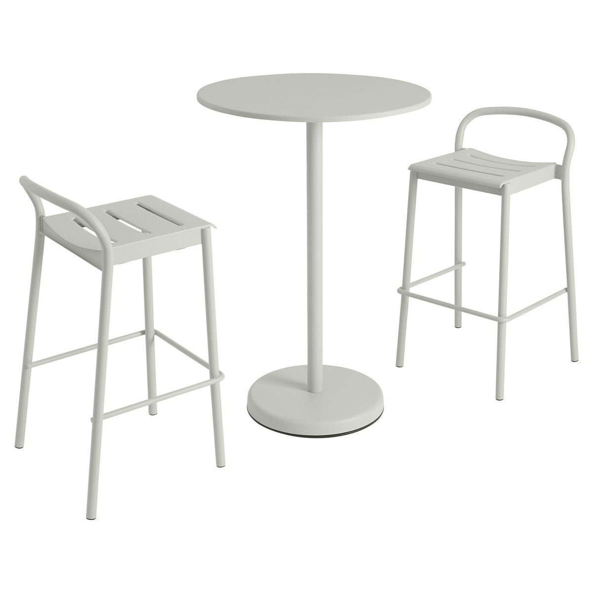 Muuto Linear Steel Bistrotisch Ø70 x H95cm