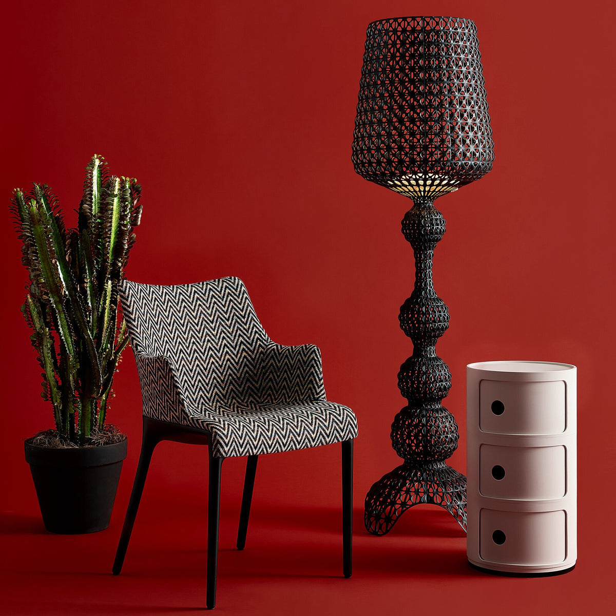 Kartell Eleganza Nia Armlehnstuhl Missoni