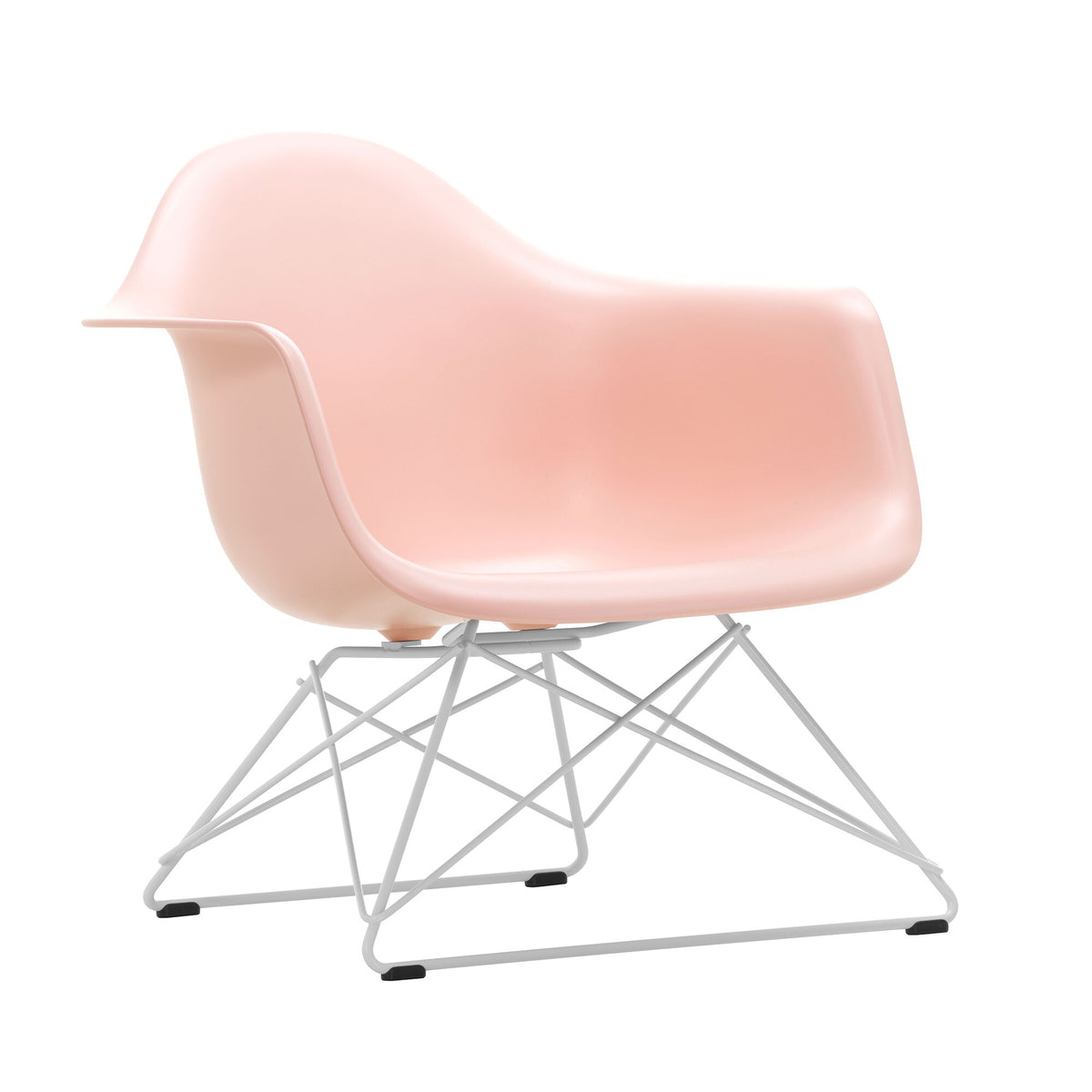 Vitra Eames Plastic Armchair LAR RE Gestell weiß