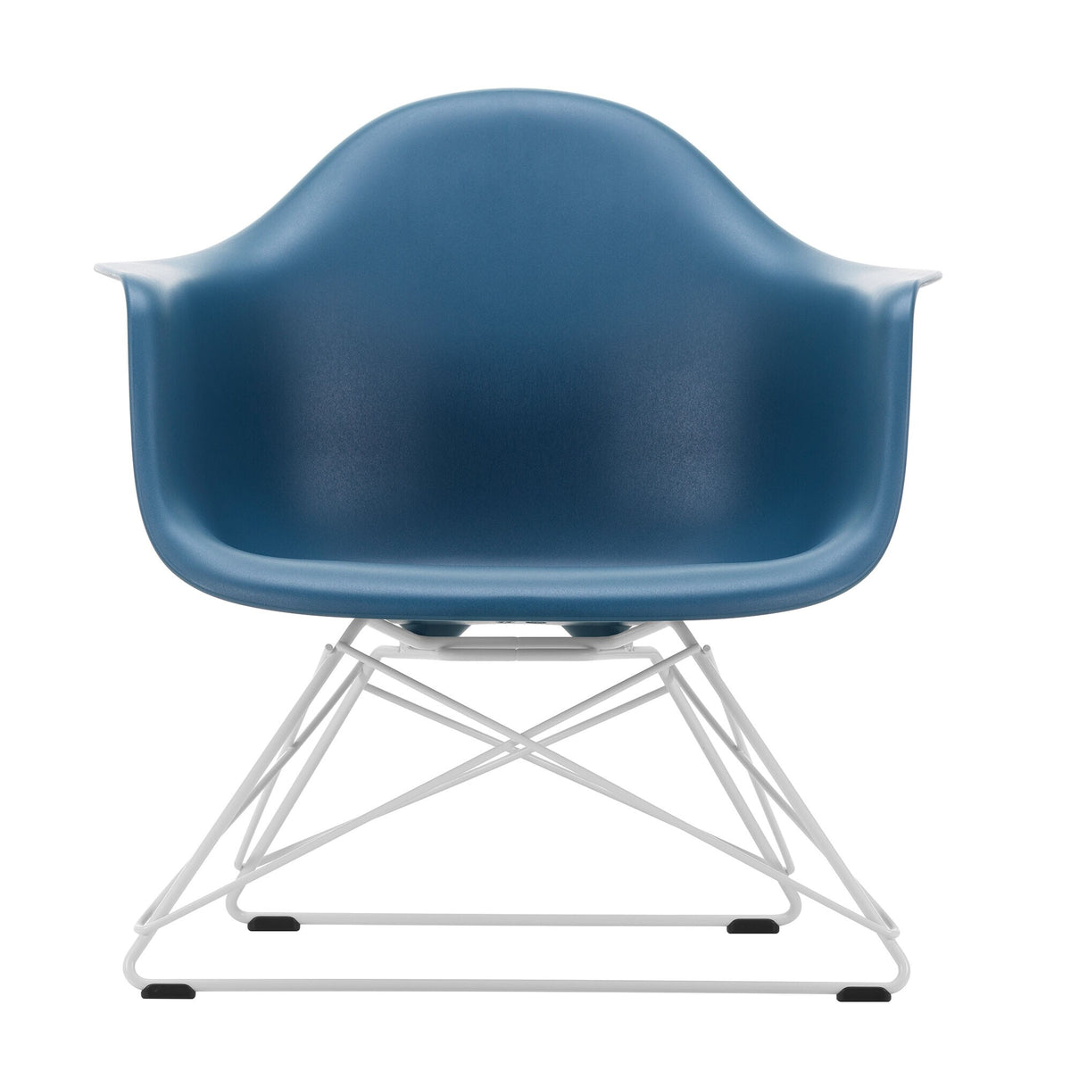 Vitra Eames Plastic Armchair LAR RE Gestell weiß