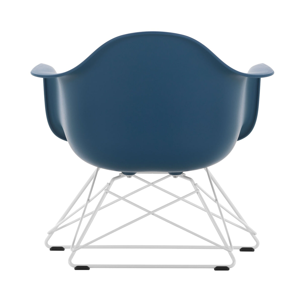 Vitra Eames Plastic Armchair LAR RE Gestell weiß