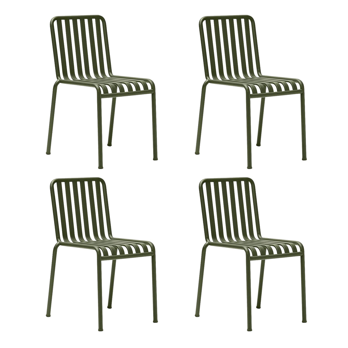 HAY Palissade Gartenstuhl 4er Set