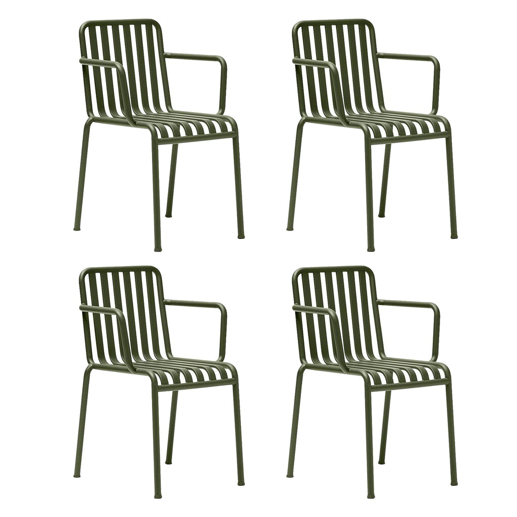 HAY Palissade Garten-Armlehnstuhl 4er Set