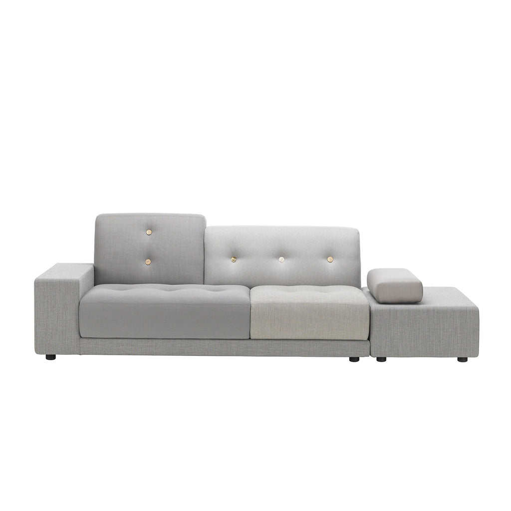 Vitra Polder Sofa Armlehne links mit Ottoman