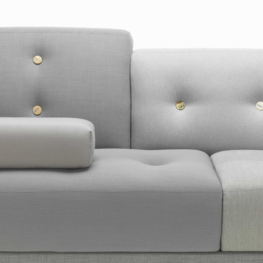 Vitra Polder Sofa Armlehne links mit Ottoman