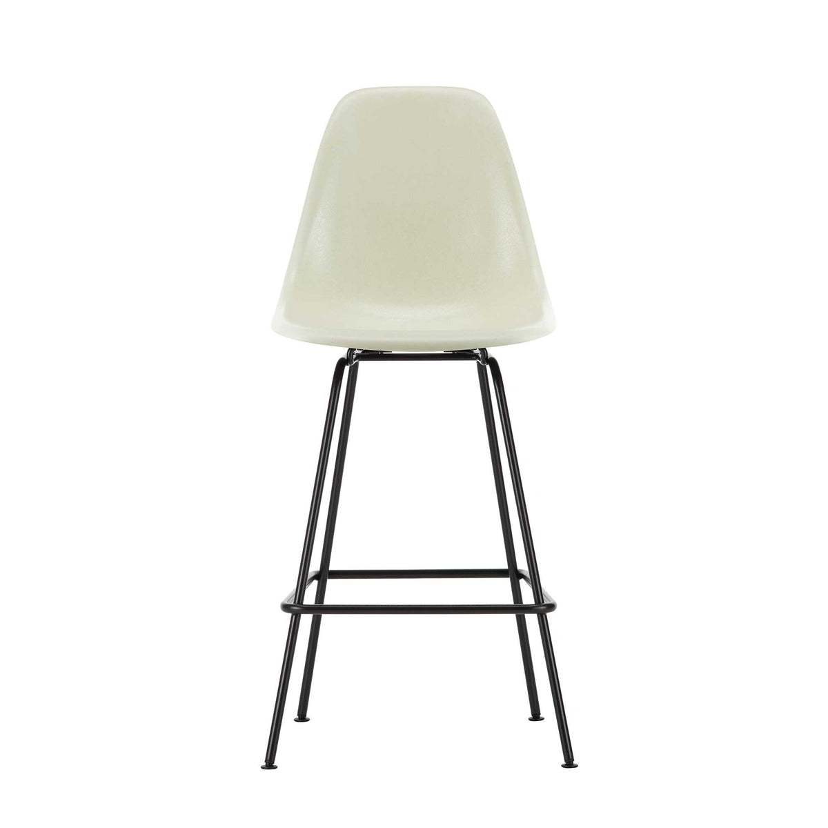 Vitra Eames Fiberglass Barstuhl medium basic dark