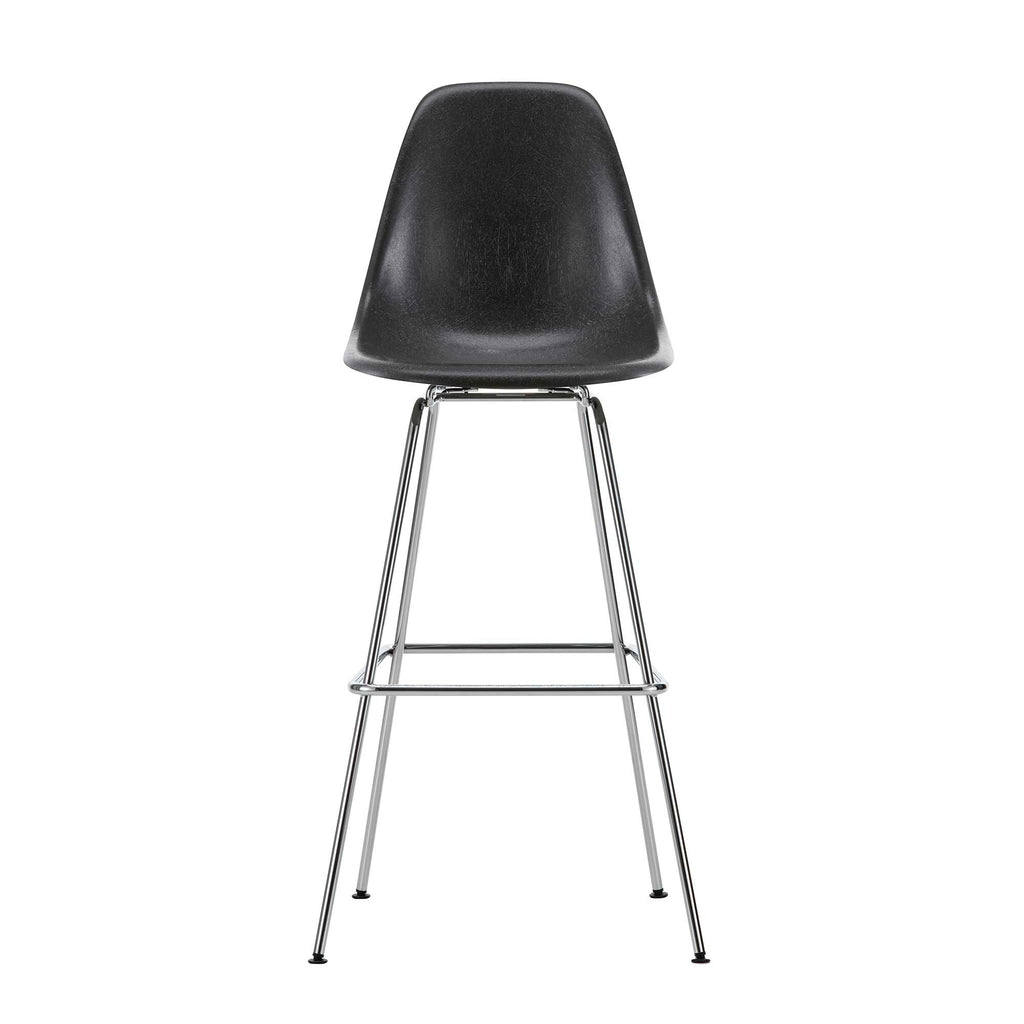 Vitra Eames Fiberglass Barstuhl hoch verchromt
