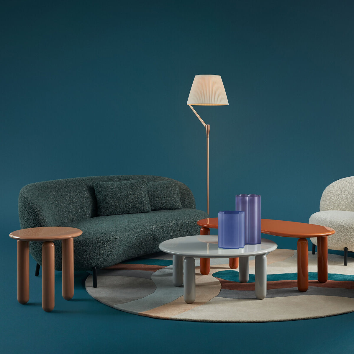 Kartell Undique Mas Beistelltisch Ø85cm/H30cm