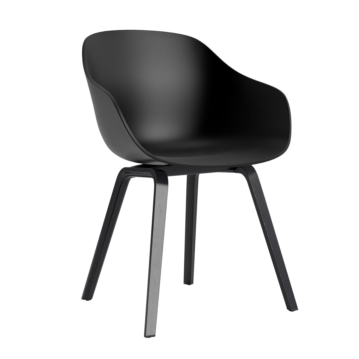 HAY About a Chair AAC 222 2.0 Armlehnstuhl Eiche schwarz lackiert