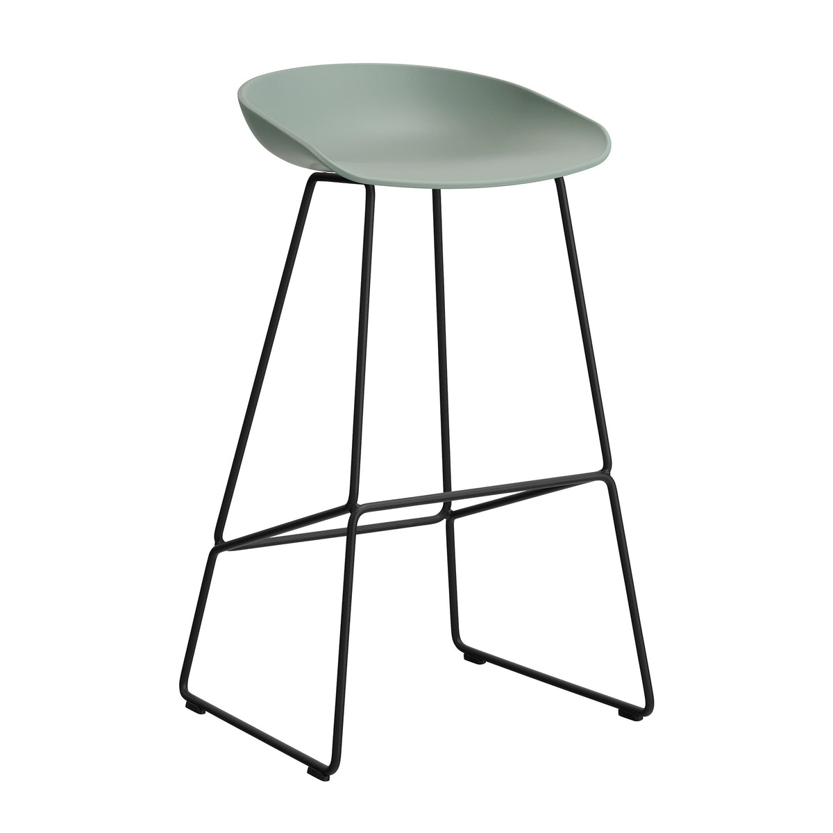HAY About a Stool AAS 38 2.0 Barhocker hoch Gestell schwarz