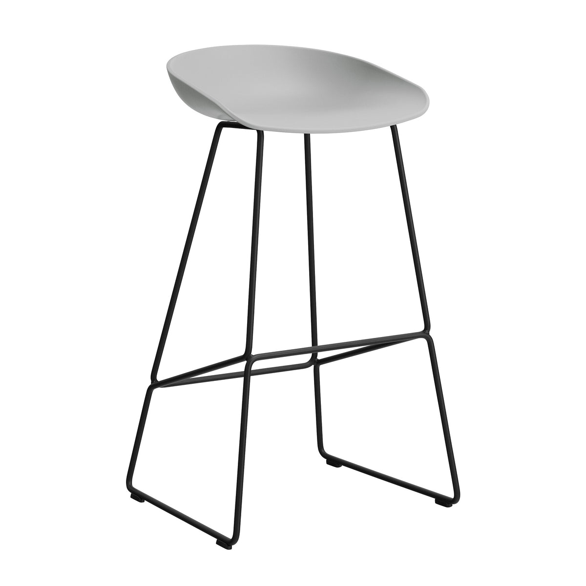 HAY About a Stool AAS 38 2.0 Barhocker hoch Gestell schwarz