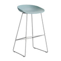 HAY About a Stool AAS 38 2.0 Barhocker hoch Gestell Edelstahl