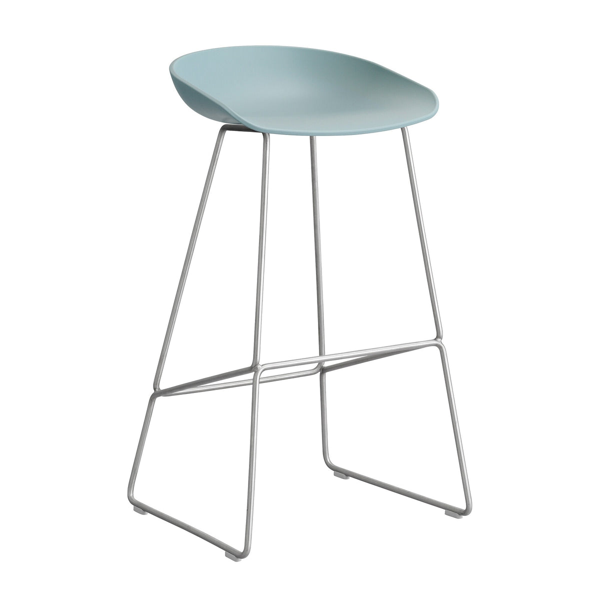 HAY About a Stool AAS 38 2.0 Barhocker hoch Gestell Edelstahl