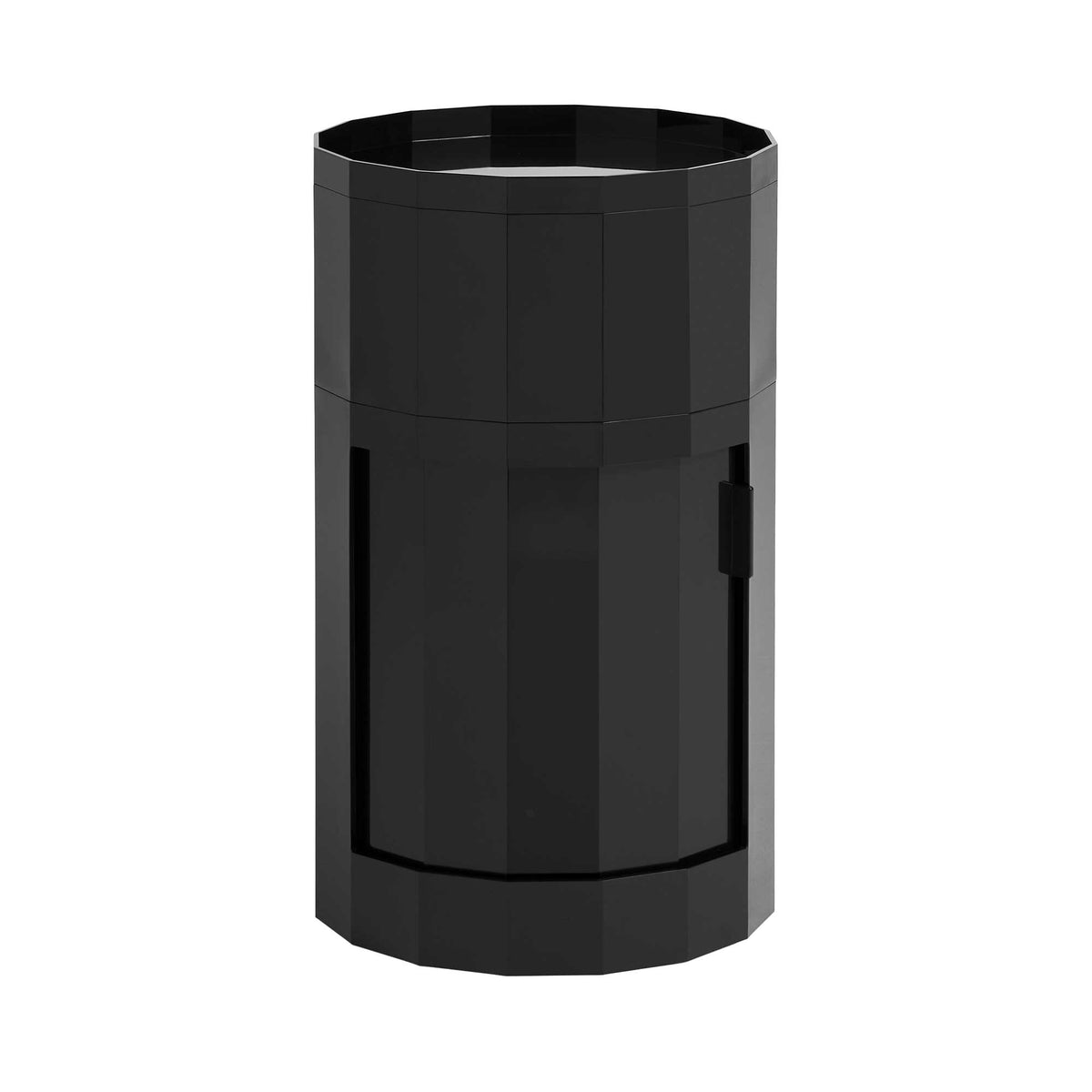 HAY Facet Container hoch mit Füßen und Rollen