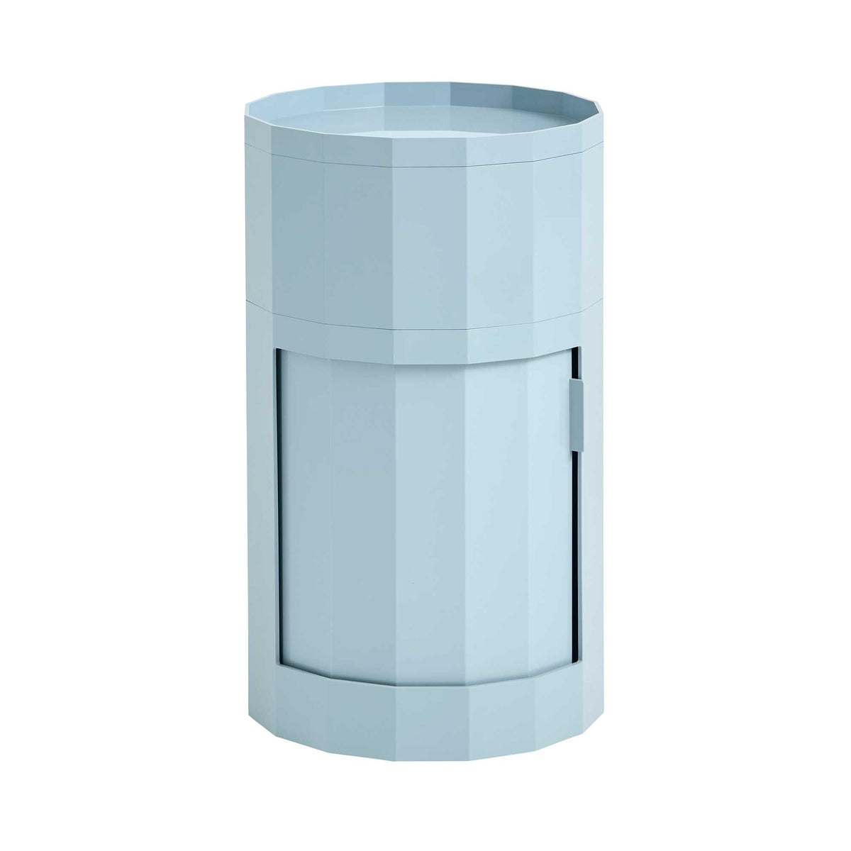 HAY Facet Container hoch mit Füßen und Rollen