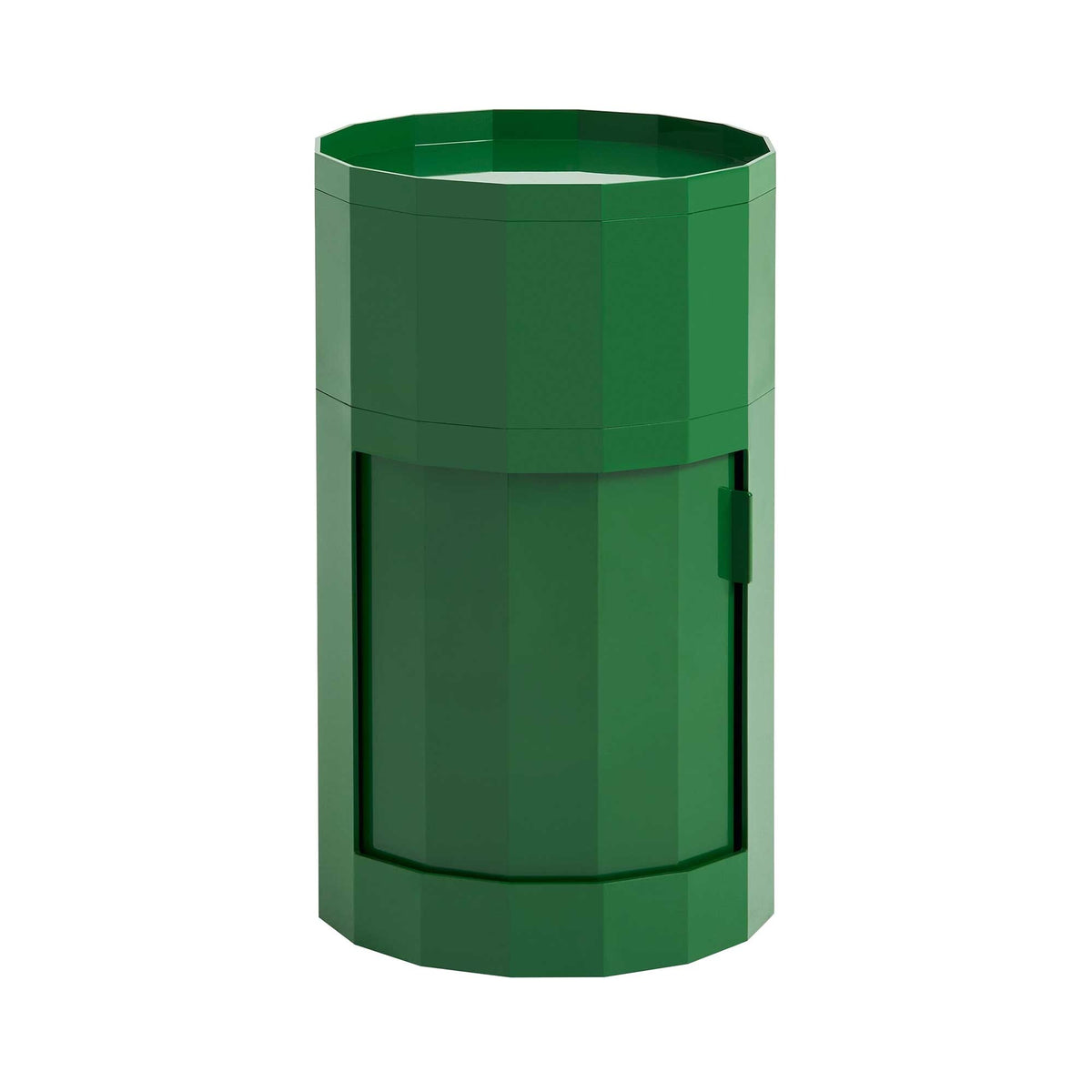 HAY Facet Container hoch mit Füßen und Rollen