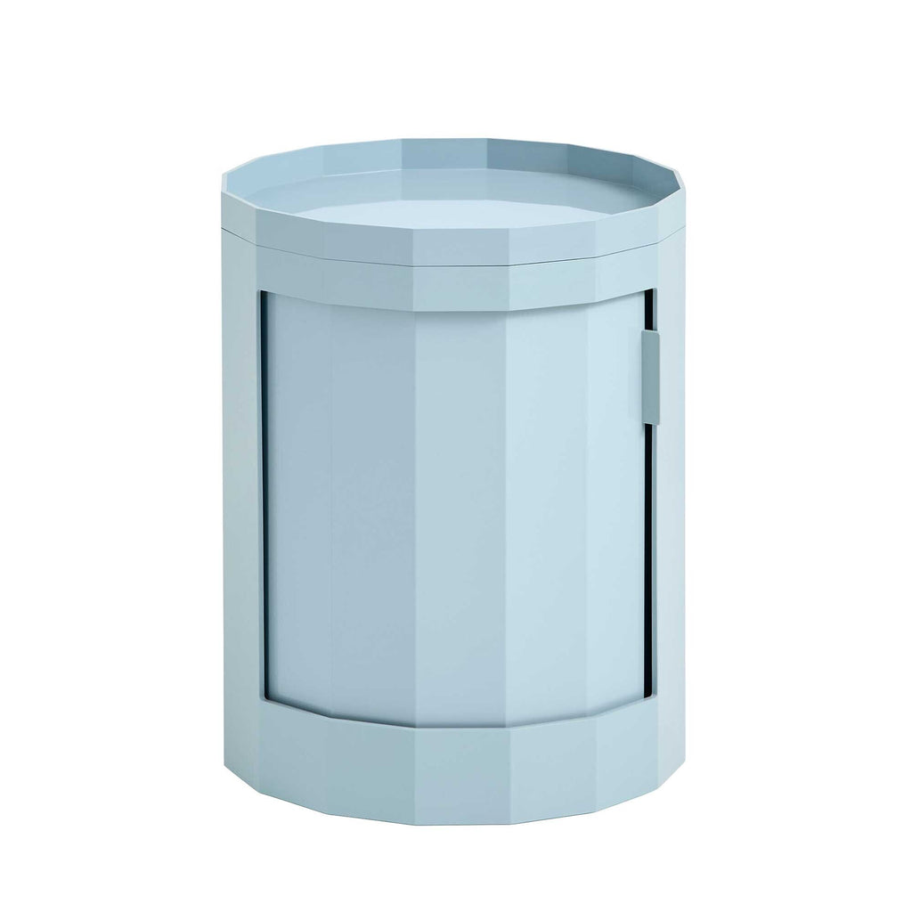 HAY Facet Container niedrig mit Füßen und Rollen