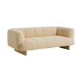 HAY Quilton Lift 2-Sitzer Sofa Gestell Eiche