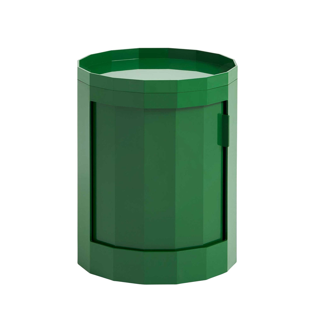 HAY Facet Container niedrig mit Füßen und Rollen