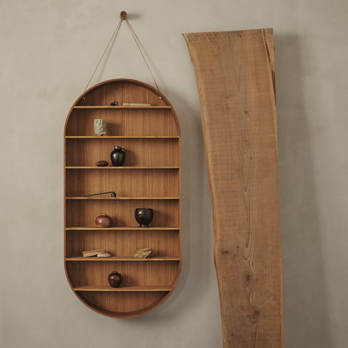 Ferm Living Oval Dorm Wandregal
