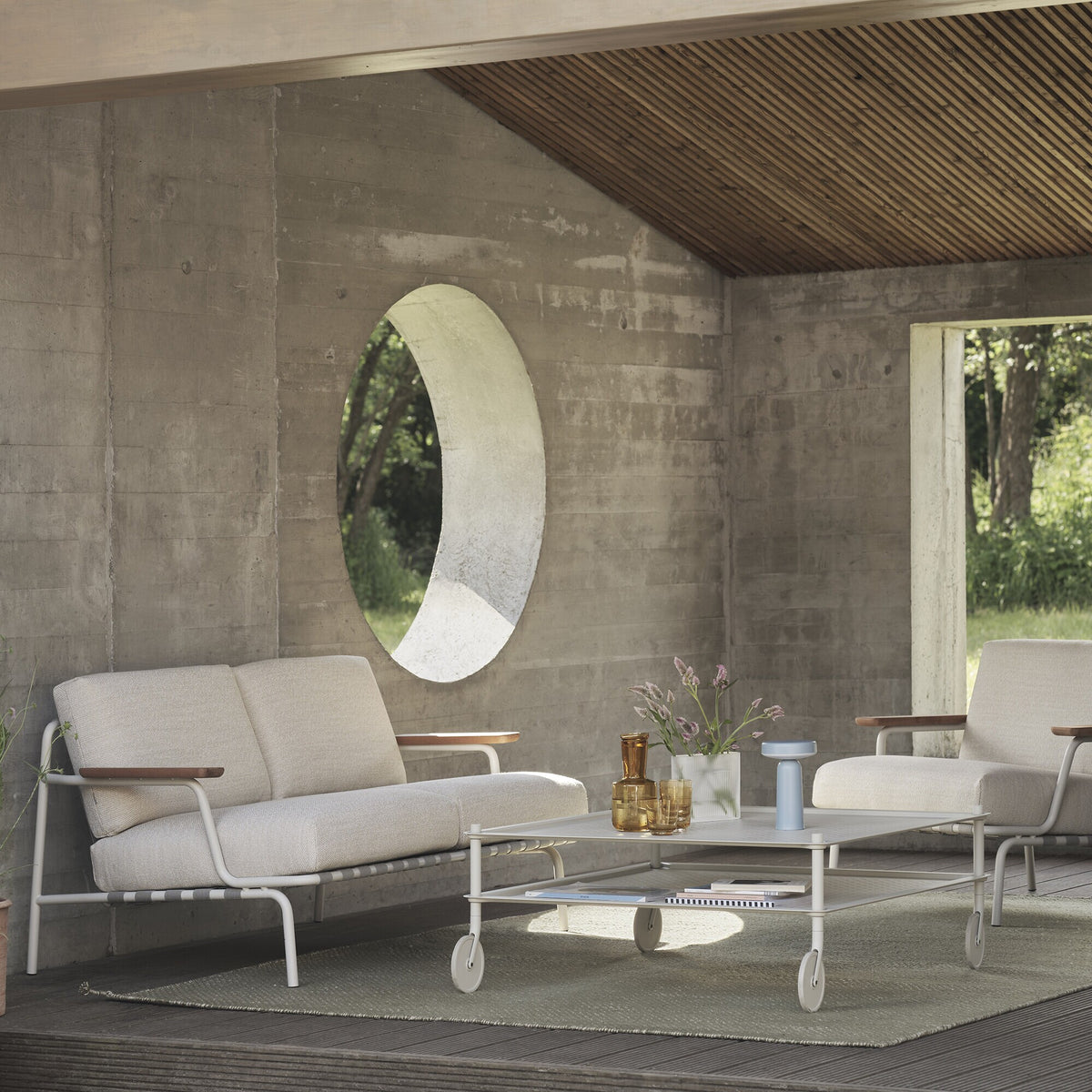 Muuto Settle Outdoor 2-Sitzer Sofa