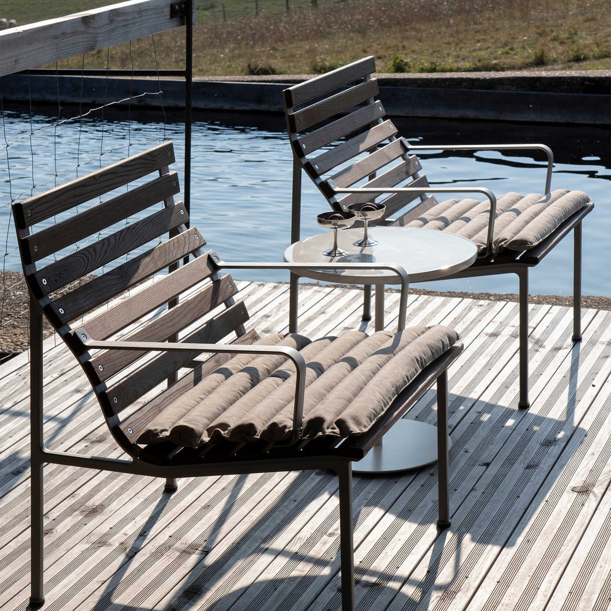 HAY Traverse Lounge Gartenarmlehnstuhl