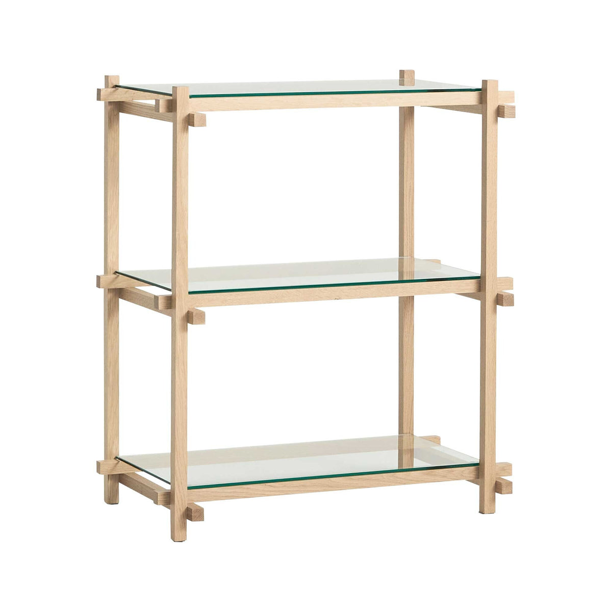HAY Woody Column Regal Glas niedrig