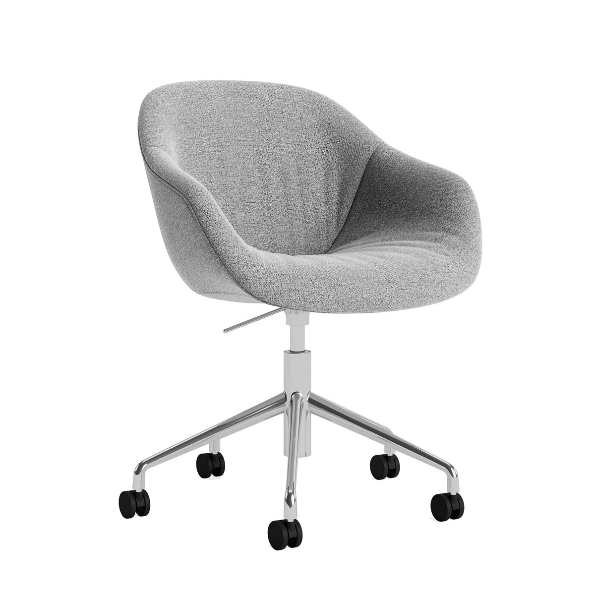 HAY About a Chair AAC 253 Soft Bürodrehstuhl Gestell poliert