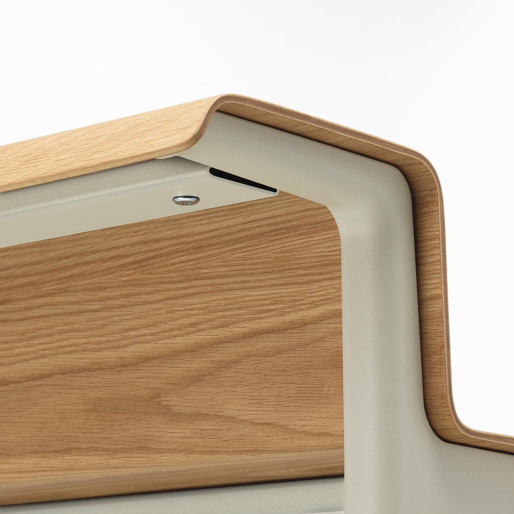 Vitra Courier Schreibtisch Gestell kreide