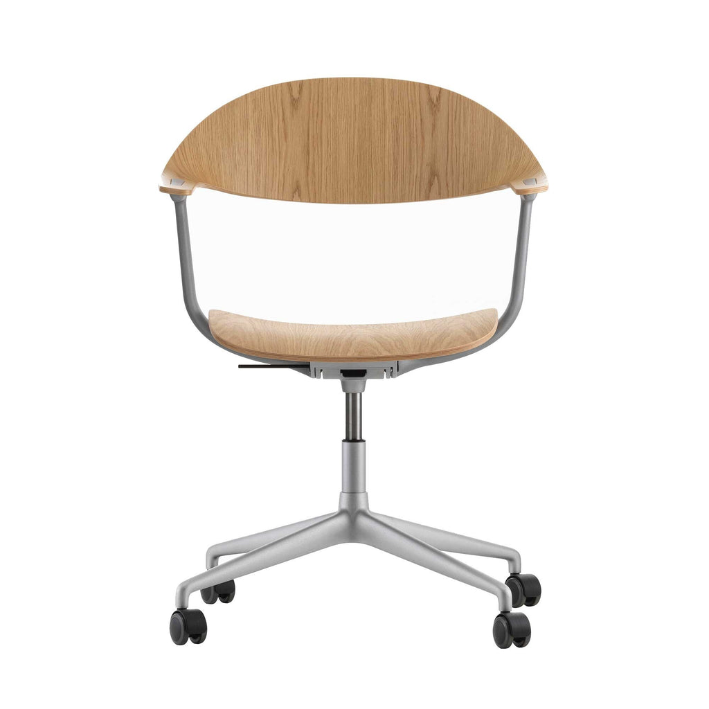 Vitra Mynt Bürostuhl Eiche Gestell Aluminium