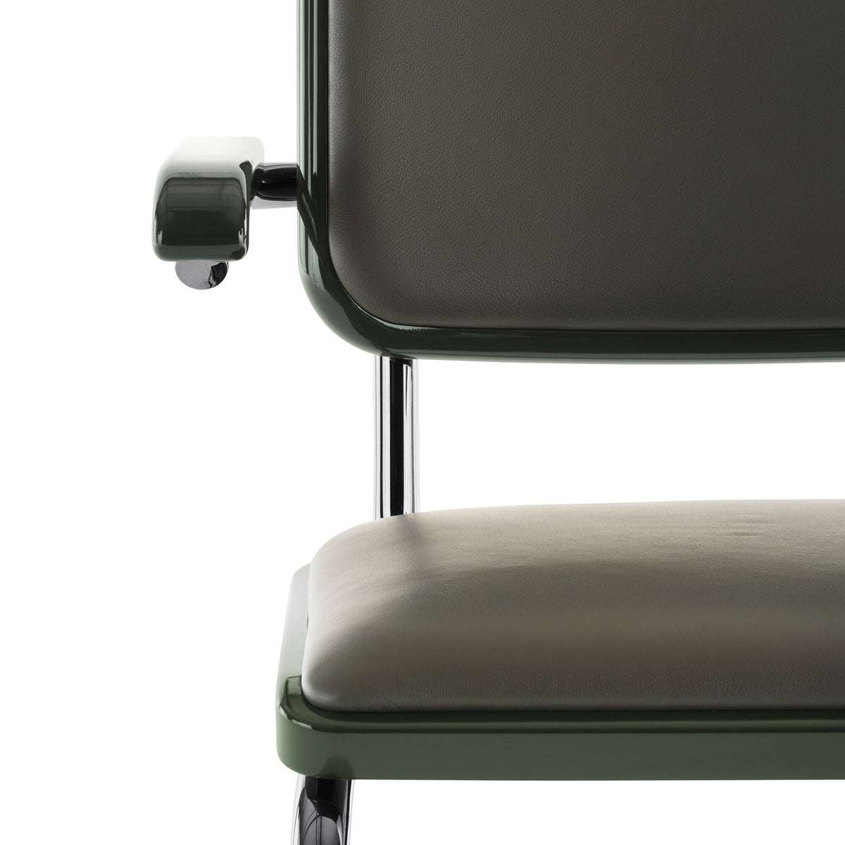 Thonet JS. THONET a personal Interpretation by Jil Sander S 64 P Serious Freischwinger Armlehnstuhl