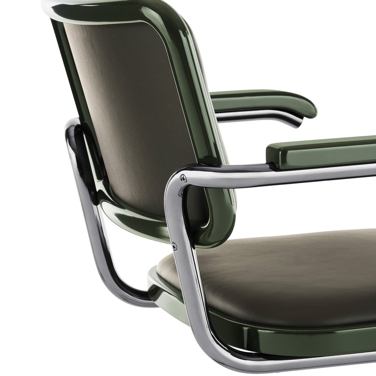 Thonet JS. THONET a personal Interpretation by Jil Sander S 64 P Serious Freischwinger Armlehnstuhl