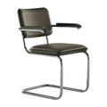 Thonet JS. THONET a personal Interpretation by Jil Sander S 64 P Serious Freischwinger Armlehnstuhl