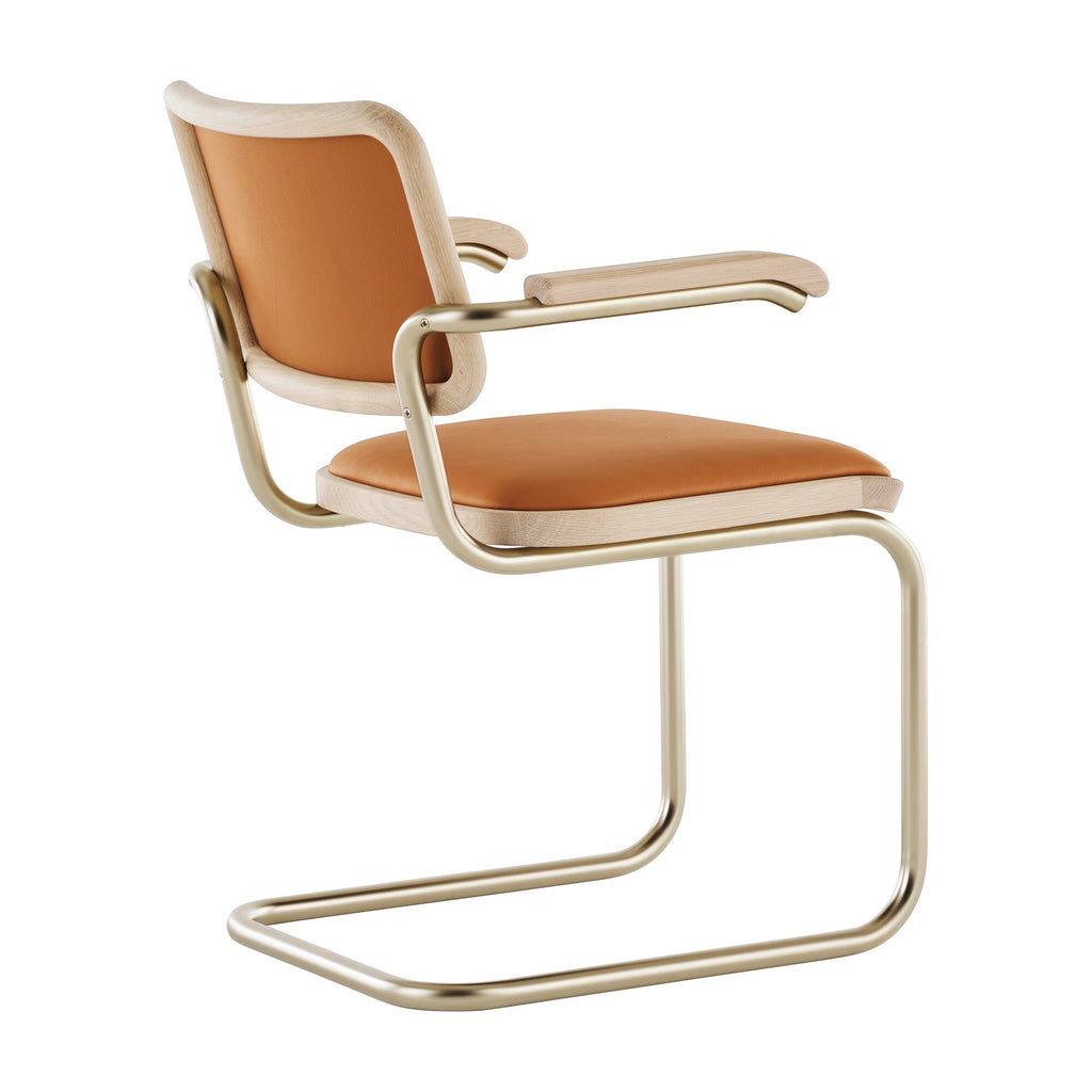 Thonet JS. THONET a personal Interpretation by Jil Sander S 64 P Nordic Freischwinger Armlehnstuhl