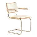 Thonet JS. THONET a personal Interpretation by Jil Sander S 64 P Nordic Freischwinger Armlehnstuhl