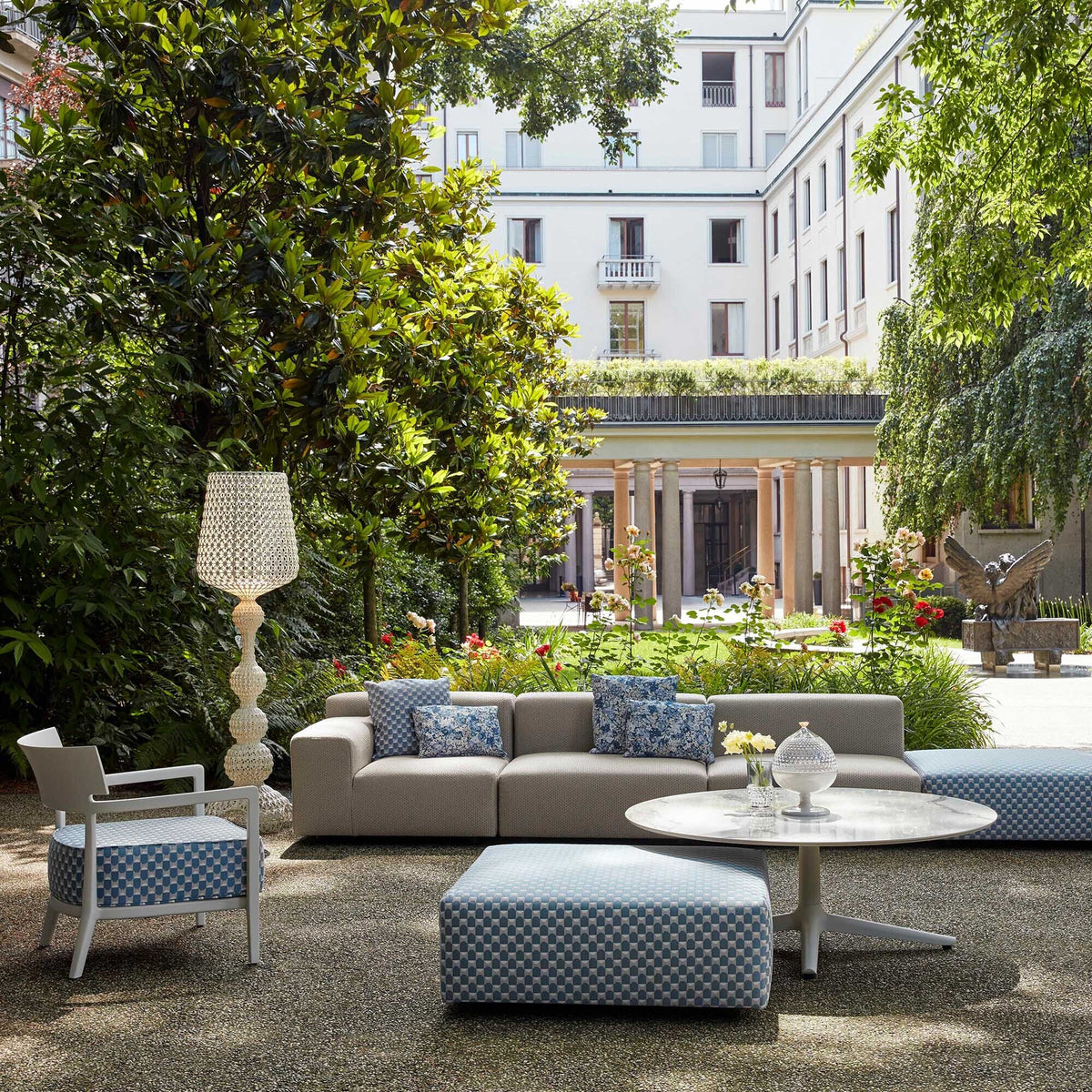 Kartell Plastics 2-Sitzer Gartensofa 176x88cm