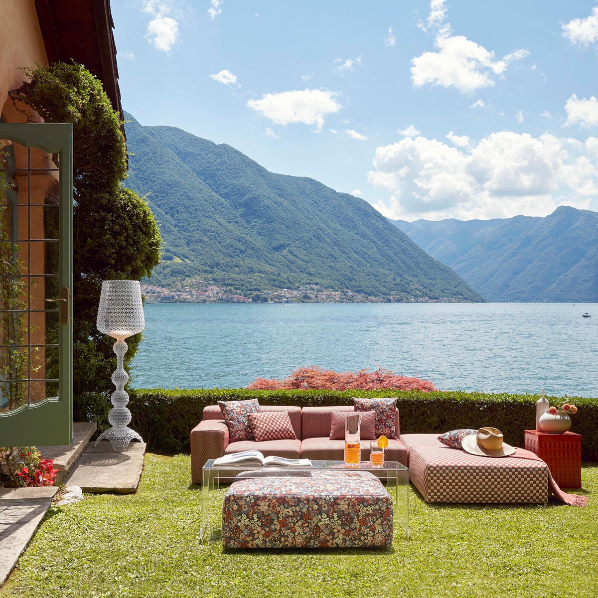 Kartell Plastics 3-Sitzer Gartensofa 264x88cm