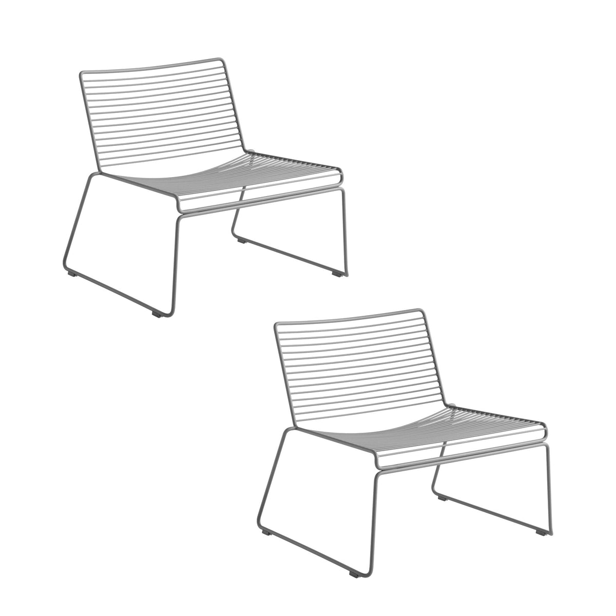HAY Hee Lounge Stuhl 2er Set