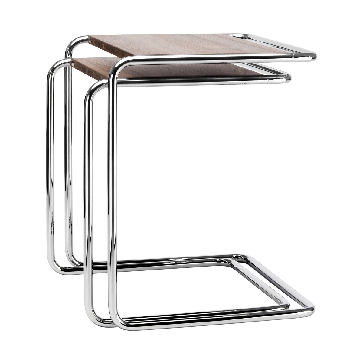 Thonet B 97 Pure Materials Beistelltisch 2er Set Nussbaum