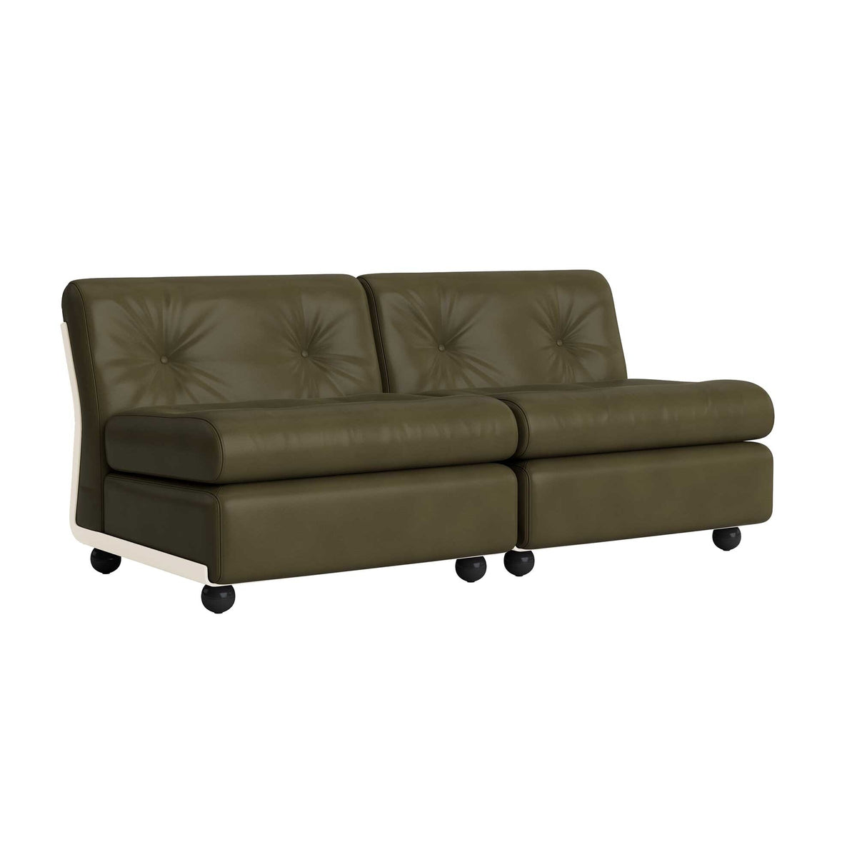 HAY Amanta 2 Sitzer Sofa Leder