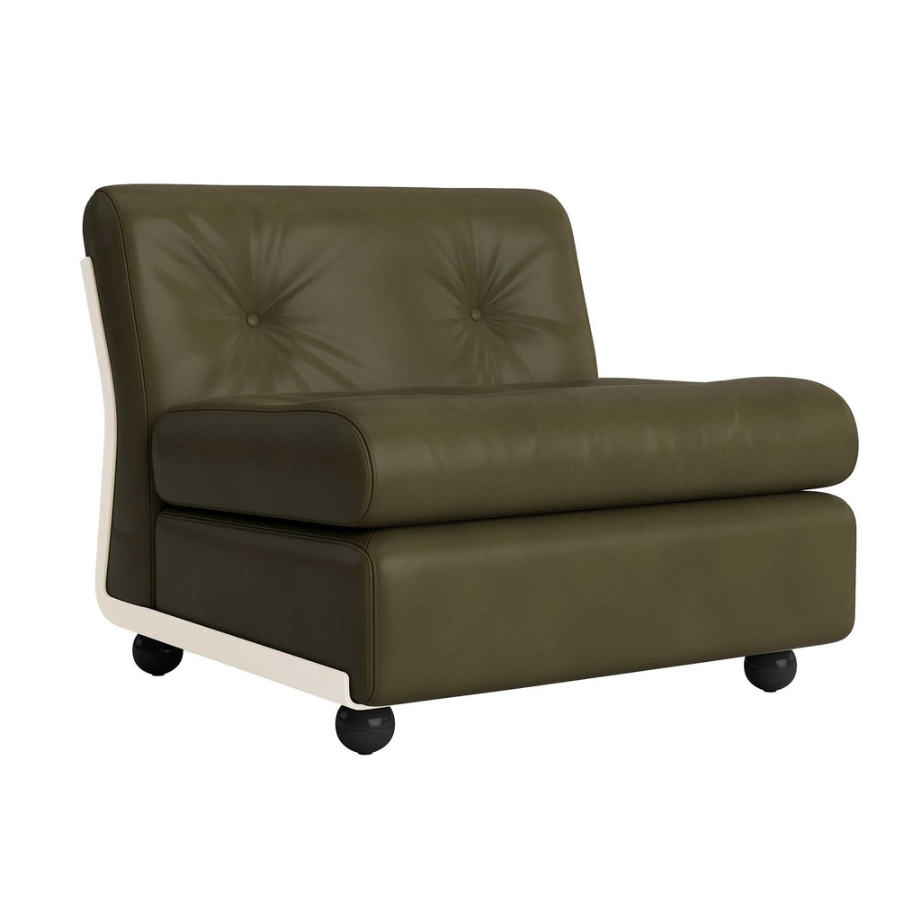 HAY Amanta 1 Sitzer Sofa Leder