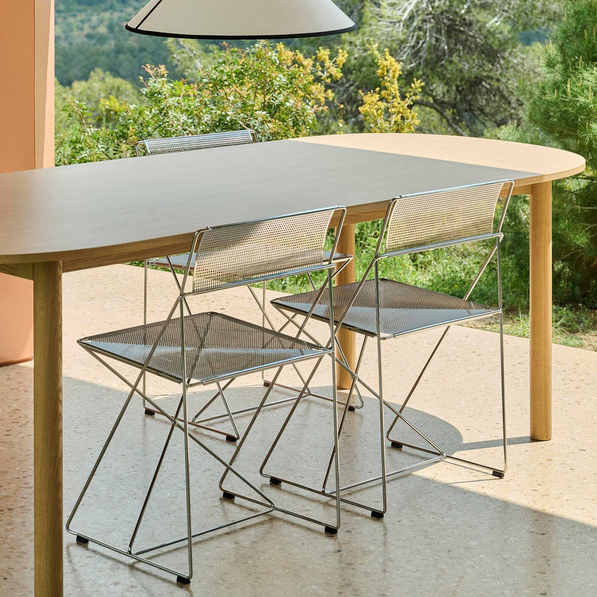 HAY Annex Esstisch länglich 220x95cm Gestell Eiche